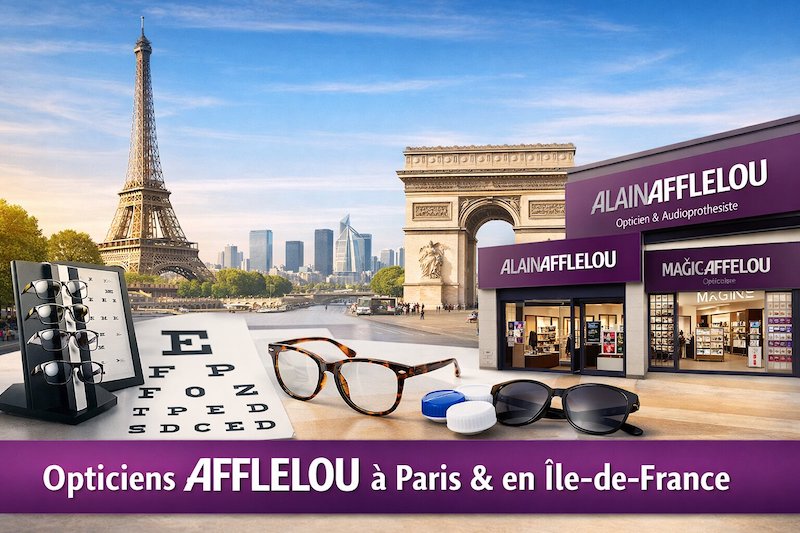 Les boutiques Afflelou à Paris et à proximité