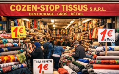 Cozen-Stop Tissus SARL : une adresse emblématique du tissu à petit prix
